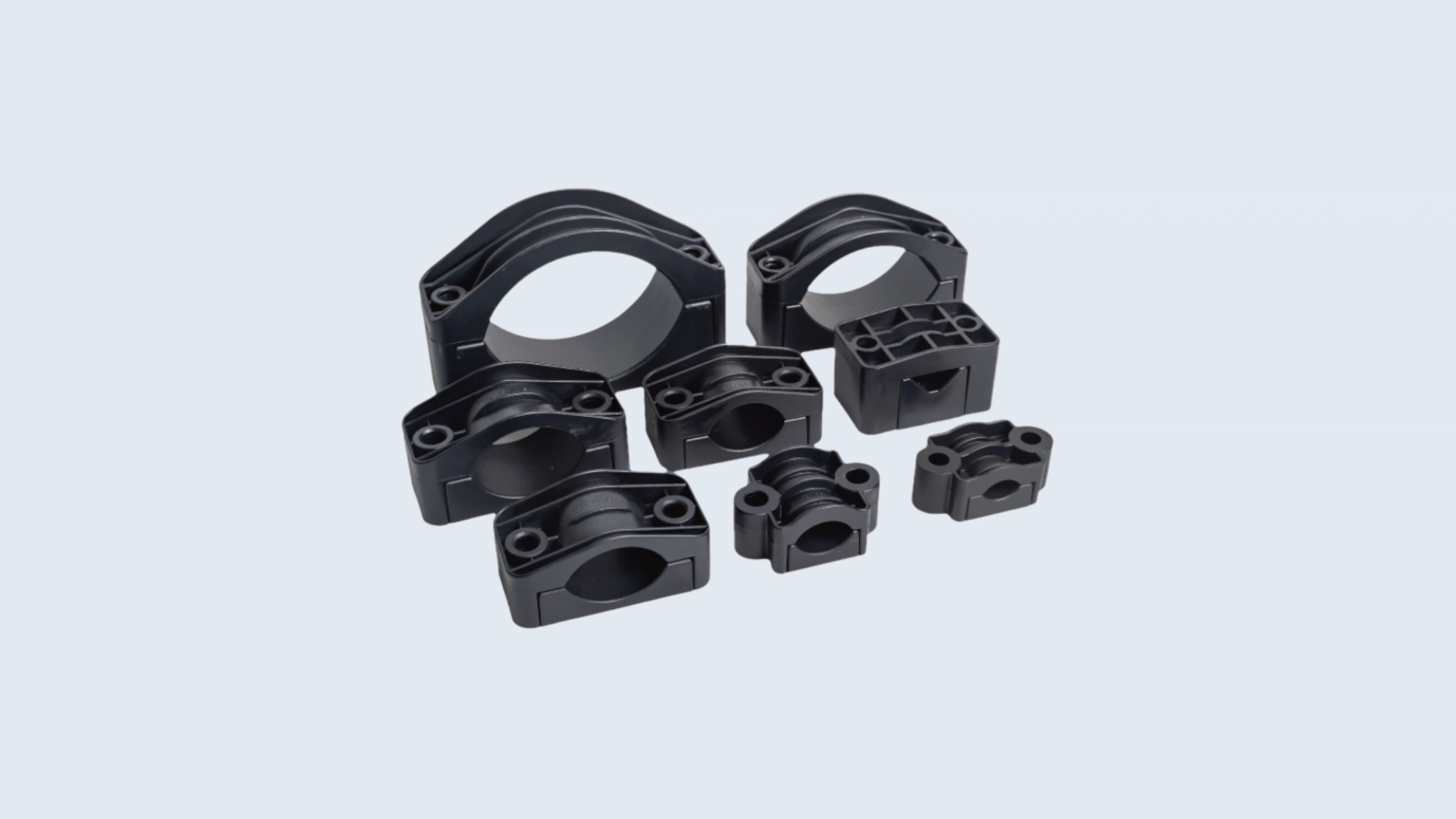 Single-core nylon cable clamp